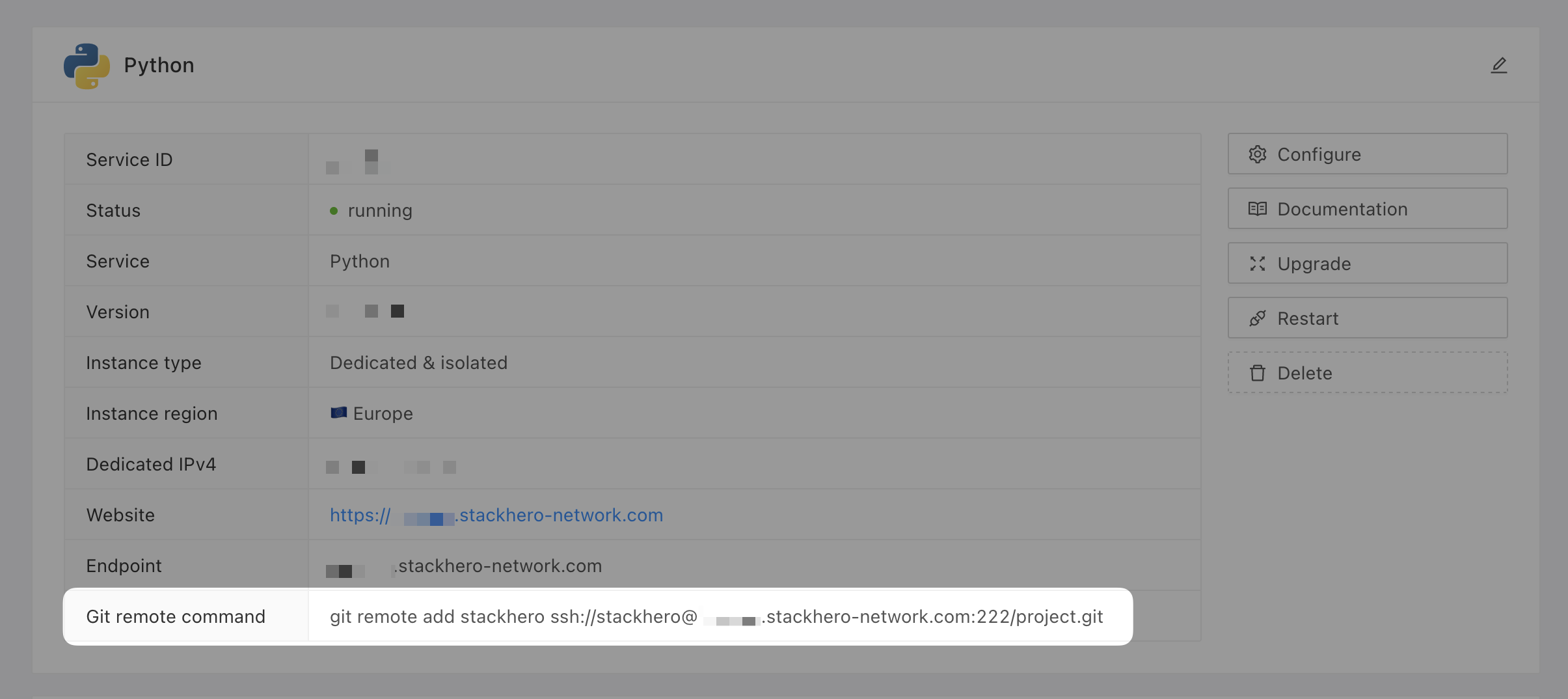 Python : Déployer en production